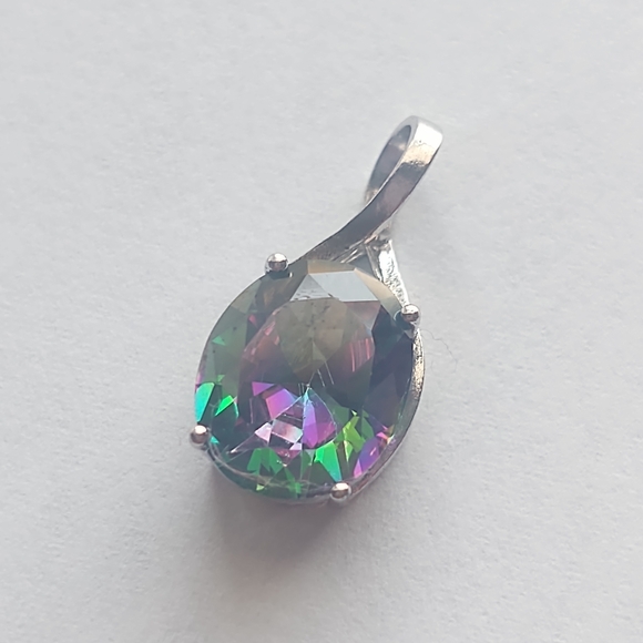 Aurora Borealis Earrings and Pendant - Picture 5 of 8